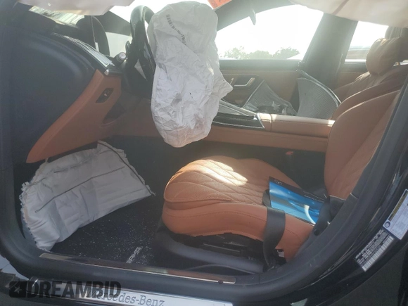 2024 Mercedes-Benz S 580e with VIN W1K6G6KB9RA304206, listed as a Copart auction lot 70650454 with Not Provided miles and Salvage Title. Bid and sale history available at DreamBid. Image 7.