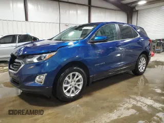 2021 Chevrolet Equinox LT with VIN 3GNAXUEV3ML383136, listed as a Copart auction lot 48557975 with 15,395 mi miles and Salvage Title. Bid and sale history available at DreamBid. Image 1.