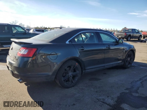 2010 Ford Taurus SHO with VIN 1FAHP2KT6AG153644, listed as a Copart auction lot 42952425 with 124,928 mi miles and Salvage title. Bid and sale history available at DreamBid. Image 3.