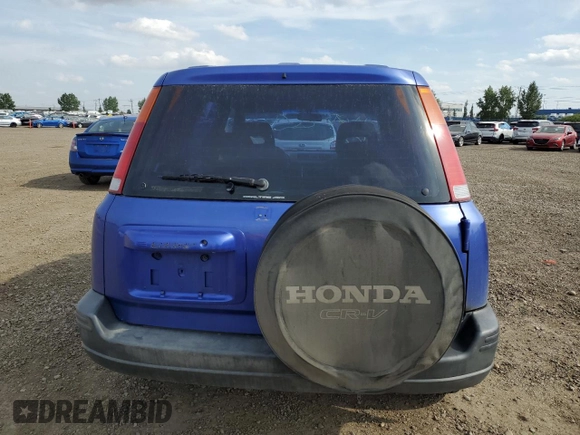 2001 Honda CR-V LX with VIN JHLRD17421C802031, listed as a Copart auction lot 68286954 with 366,716 mi miles and Clean Title. Bid and sale history available at carsss.com. Image 6.