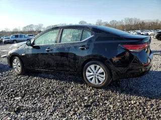 2025 Nissan Sentra S with VIN 3N1AB8BV3SY218578, listed as a Copart auction lot 48521795 with 8,200 mi miles and Salvage Title. Bid and sale history available at DreamBid. Image 2.