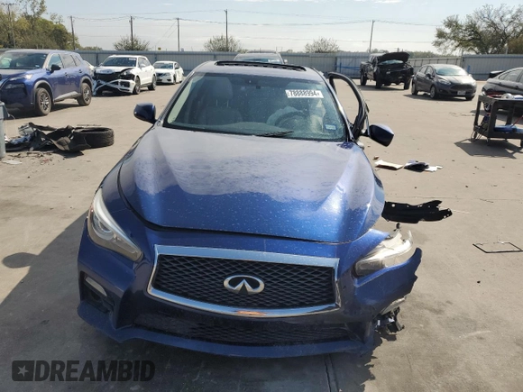 2017 Infiniti Q50 Premium with VIN JN1EV7AR5HM835841, listed as a Copart auction lot 78888994 with Not provided miles and Salvage title. Bid and sale history available at DreamBid. Image 5.