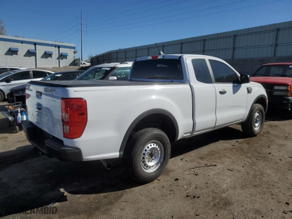 2021 Ford Ranger XL with VIN 1FTER1EH2MLD10008, listed as a Copart auction lot 48409805 with 30,964 mi miles and Salvage Title. Bid and sale history available at carsss.com. Image 3.