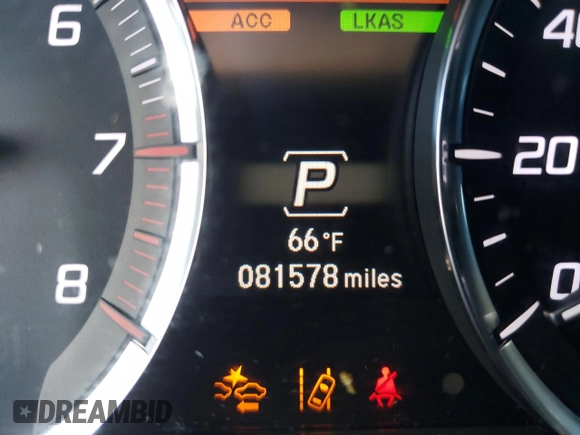 2018 Acura TLX with VIN 19UUB2F35JA002493, listed as a Copart auction lot 66779732 with 81,578 mi miles. Bid and sale history available at carsss.com. Image 8.