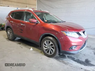 2014 Nissan Rogue S with VIN 5N1AT2MV0EC851228, listed as a Copart auction lot 47739105 with 111,095 mi miles and Salvage Title. Bid and sale history available at carsss.com. Image 4.