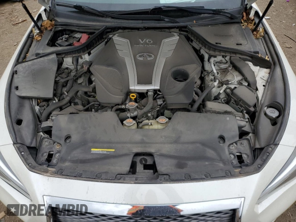 2017 Infiniti Q50 Premium with VIN JN1EV7AR3HM832887, listed as a Copart auction lot 57914975 with 62,878 mi miles and Salvage title. Bid and sale history available at DreamBid. Image 11.
