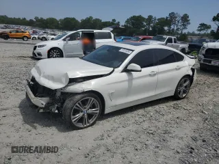 2017 BMW 4 Series 430i z VIN WBA4F7C50HG786639, wystawiony jako Copart lot #57024885 z przebiegiem 86 135 mil mil oraz Szkoda całkowita • Salvage title. Historia ofert i sprzedaży dostępna na DreamBid. Obrazek 1.