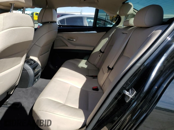 2011 BMW 5 Series 535i with VIN WBAFR7C59BC603284, listed as a Copart auction lot 50640615 with 110,665 mi miles and Salvage Title. Bid and sale history available at carsss.com. Image 10.