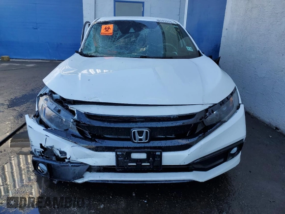 2020 Honda Civic Sedan Sport with VIN 2HGFC2F81LH578717, listed as a Copart auction lot 76535584 with Not Provided miles and Salvage Title. Bid and sale history available at carsss.com. Image 5.