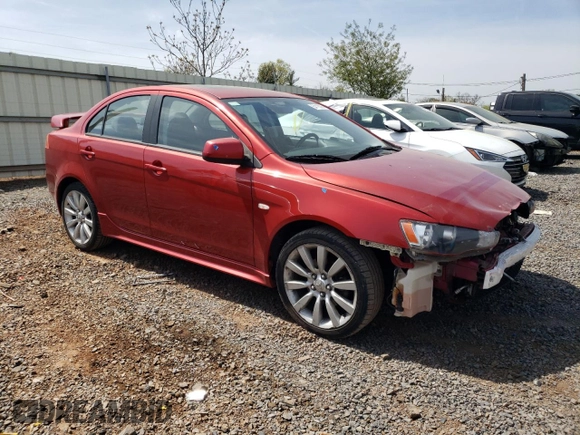 2009 Mitsubishi Lancer with VIN JA3AU86W09U034186, listed as a Copart auction lot 54118385 with 113,346 mi miles and Salvage Title. Bid and sale history available at DreamBid. Image 4.