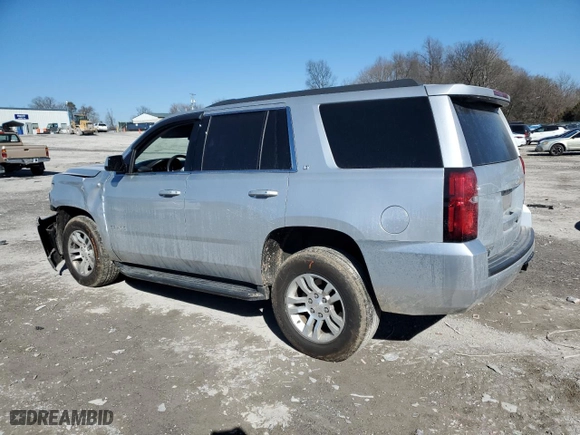 2020 Chevrolet Tahoe LT with VIN 1GNSKBKC9LR267182, listed as a Copart auction lot 42169255 with 99,439 mi miles and Salvage Title. Bid and sale history available at carsss.com. Image 2.