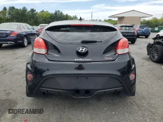2015 Hyundai Veloster Turbo with VIN KMHTC6AE2FU240326, listed as a Copart auction lot 54400765 with 151,748 mi miles and Salvage title. Bid and sale history available at DreamBid. Image 6.
