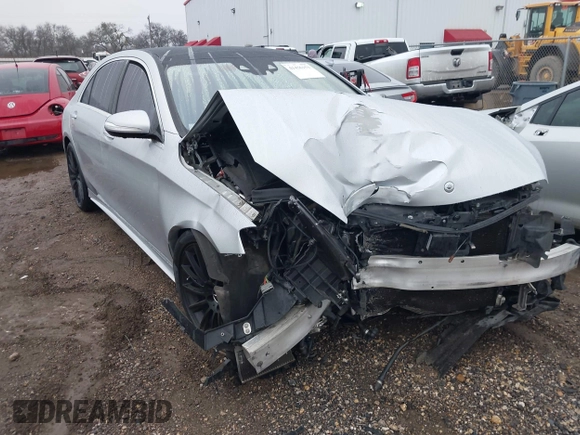 2015 Mercedes-Benz S-Class S 550 with VIN WDDUG8CB4FA132292, listed as a IAAI auction lot 41436153 with 83,505 mi miles. Bid and sale history available at carsss.com. Image 1.
