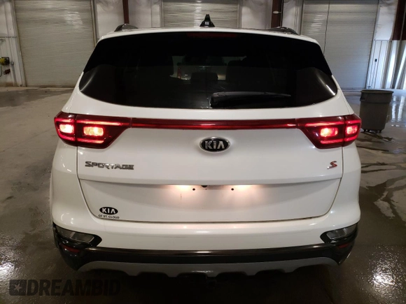 2020 Kia Sportage S with VIN KNDP6CAC3L7743593, listed as a Copart auction lot 50298225 with 91,611 mi miles and Salvage Title. Bid and sale history available at carsss.com. Image 6.