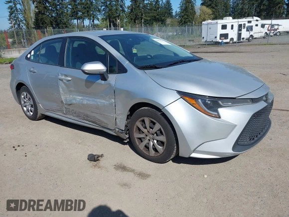 2020 Toyota Corolla LE with VIN 5YFEPRAE4LP098976, listed as a IAAI auction lot 42054417 with 94,655 mi miles and . Bid and sale history available at DreamBid. Image 1.