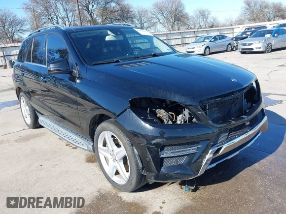 2015 Mercedes-Benz M 400 with VIN 4JGDA5GB1FA510309, listed as a IAAI auction lot 41603810 with 109,391 mi miles and . Bid and sale history available at DreamBid. Image 1.