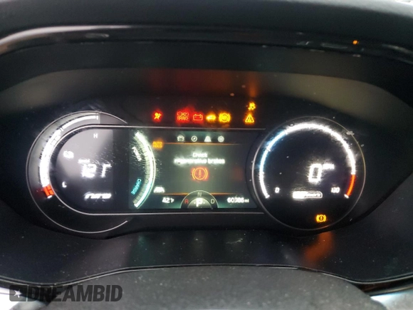 2020 Kia Niro EX Premium with VIN KNDCE3LG5L5071680, listed as a Copart auction lot 54533755 with 60,386 mi miles and Salvage Title. Bid and sale history available at DreamBid. Image 9.