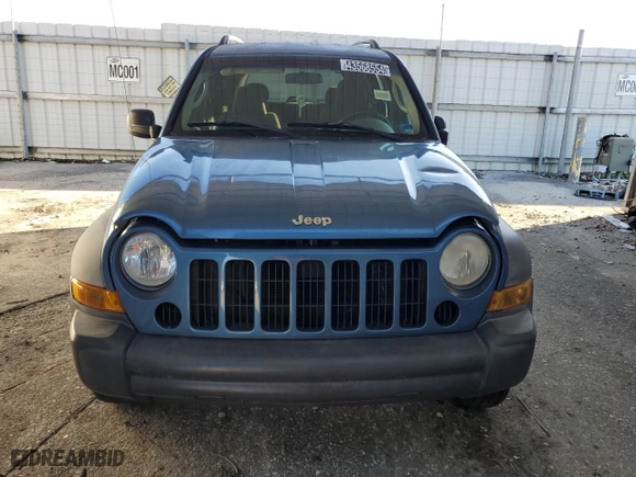 2006 Jeep Liberty Sport with VIN 1J4GL48K66W279599, listed as a Copart auction lot 43568554 with 0 mi miles and Clean Title. Bid and sale history available at carsss.com. Image 5.