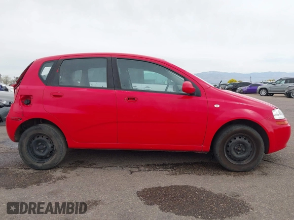 2006 Chevrolet Aveo LS with VIN KL1TD66696B652250, listed as a IAAI auction lot 42015003 with 143,336 mi miles and . Bid and sale history available at DreamBid. Image 14.