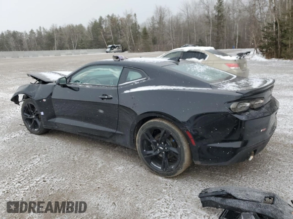 2019 Chevrolet Camaro 2LT with VIN 1G1FD1RS3K0142525, listed as a Copart auction lot 82621944 with 122,179 mi miles and Salvage Title. Bid and sale history available at carsss.com. Image 2.