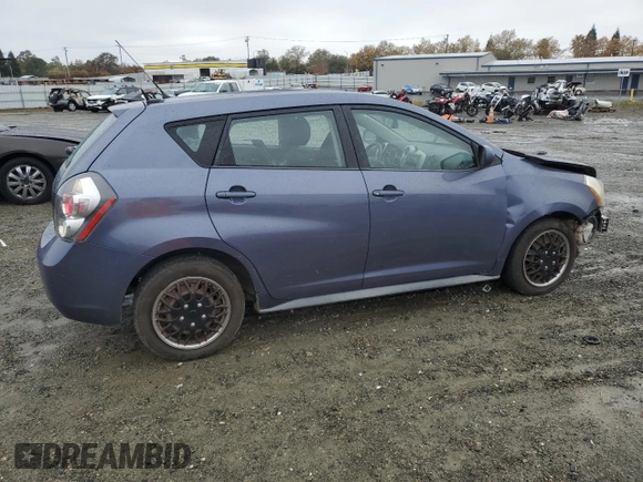 2009 Pontiac Vibe w/1SA with VIN 5Y2SP67819Z453152, listed as a Copart auction lot 82146164 with 162,326 mi miles and Salvage Title. Bid and sale history available at carsss.com. Image 3.