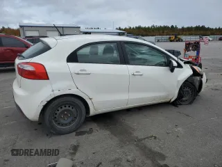 2014 Kia Rio LX with VIN KNADM5A39E6354838, listed as a Copart auction lot 76335694 with 148,265 mi miles and Salvage Title. Bid and sale history available at carsss.com. Image 3.