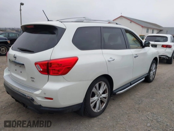 2018 Nissan Pathfinder SV with VIN 5N1DR2MM5JC659204, listed as a IAAI auction lot 41781827 with 65,835 mi miles and . Bid and sale history available at DreamBid. Image 4.