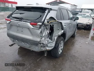 2020 Toyota RAV4 LE with VIN 2T3H1RFV9LW084522, listed as a IAAI auction lot 41544414 with 158,230 mi miles. Bid and sale history available at carsss.com. Image 4.