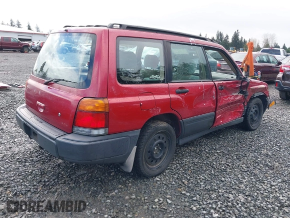 1999 Subaru Forester L with VIN JF1SF6357XH748358, listed as a IAAI auction lot 41885337 with 201,441 mi miles. Bid and sale history available at carsss.com. Image 4.