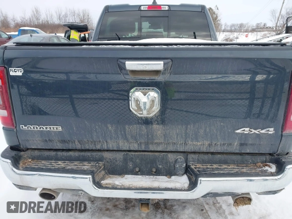 2019 Ram 1500 Laramie with VIN 1C6SRFDT3KN556578, listed as a IAAI auction lot 41444514 with 91,365 mi miles. Bid and sale history available at carsss.com. Image 15.