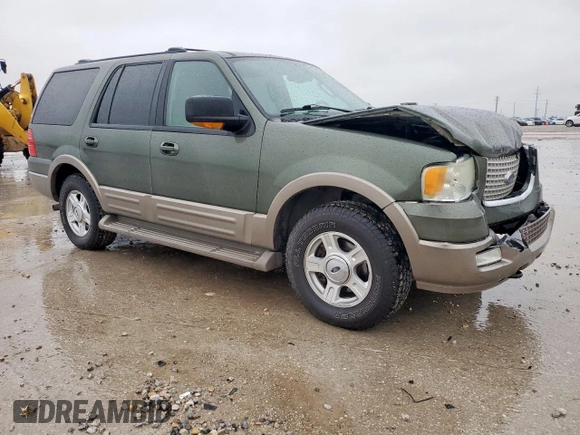 2004 Ford Expedition Eddie Bauer with VIN 1FMPU18L04LB25510, listed as a Copart auction lot 55862235 with 294,959 mi miles and Salvage title. Bid and sale history available at DreamBid. Image 4.