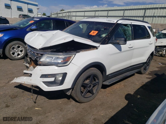 2016 Ford Explorer XLT with VIN 1FM5K8D84GGA98137, listed as a Copart auction lot 71308514 with 151,441 mi miles and Salvage Title. Bid and sale history available at carsss.com. Image 1.
