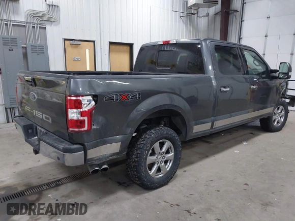2019 Ford F-150 XL with VIN 1FTFW1E49KFC56504, listed as a IAAI auction lot 41239404 with 72,213 mi miles. Bid and sale history available at carsss.com. Image 4.