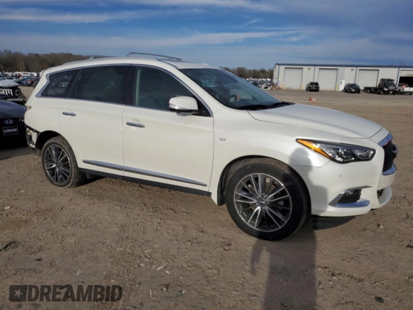 2020 Infiniti QX60 Pure with VIN 5N1DL0MN1LC546769, listed as a Copart auction lot 48313715 with 68,695 mi miles and Salvage Title. Bid and sale history available at DreamBid. Image 4.
