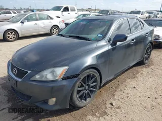 2006 Lexus IS 250 Manual with VIN JTHBK262865010292, listed as a IAAI auction lot 41832213 with 224,542 mi miles. Bid and sale history available at carsss.com. Image 2.