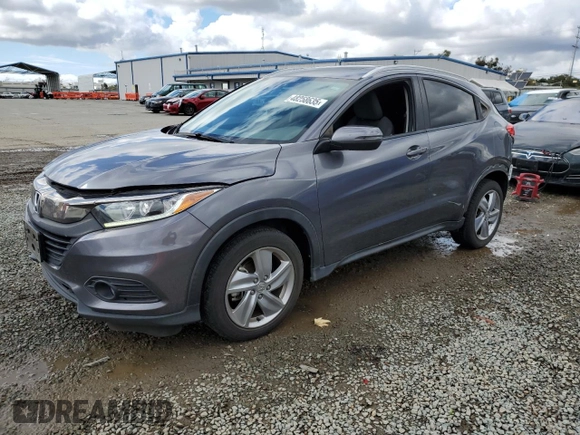 2019 Honda HR-V EX with VIN 3CZRU5H51KM729515, listed as a Copart auction lot 48258635 with 109,180 mi miles and Salvage Title. Bid and sale history available at carsss.com. Image 1.