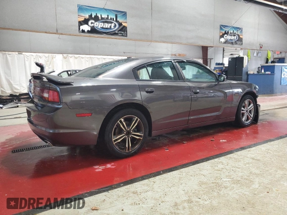 2014 Dodge Charger SXT with VIN 2C3CDXJG7EH259680, listed as a Copart auction lot 52626575 with 164,473 mi miles and Salvage Title. Bid and sale history available at carsss.com. Image 3.