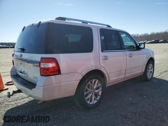 2015 Ford Expedition Limited with VIN 1FMJU2ATXFEF21523, listed as a Copart auction lot 46215575 with 173,519 mi miles and Salvage title. Bid and sale history available at DreamBid. Image 3.