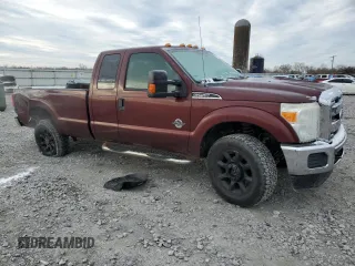 2011 Ford F-250 XL with VIN 1FT7X2BTXBEA18041, listed as a Copart auction lot 41991455 with 111,915 mi miles and Salvage Title. Bid and sale history available at DreamBid. Image 4.