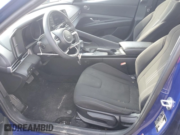 2023 Hyundai Elantra SEL with VIN KMHLM4AG6PU498580, listed as a Copart auction lot 48517715 with 24,079 mi miles and Salvage Title. Bid and sale history available at DreamBid. Image 7.