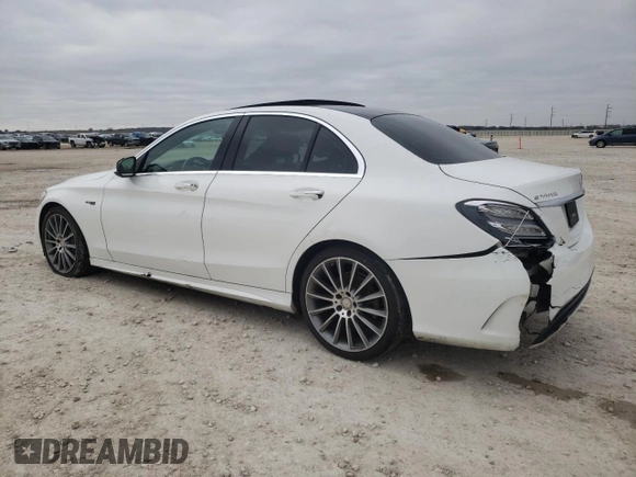 2015 Mercedes-Benz C-Class C 400 with VIN 55SWF6GB0FU030420, listed as a Copart auction lot 46078455 with 114,485 mi miles and Clean Title. Bid and sale history available at carsss.com. Image 2.