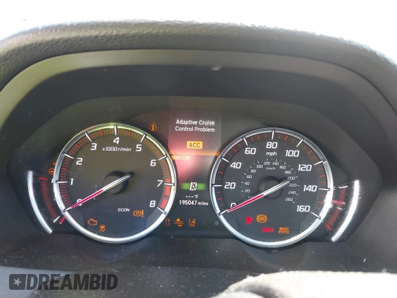 2018 Acura TLX w/A-SPEC Pkg with VIN 19UUB2F69JA007609, listed as a IAAI auction lot 41754437 with 195,047 mi miles. Bid and sale history available at carsss.com. Image 7.