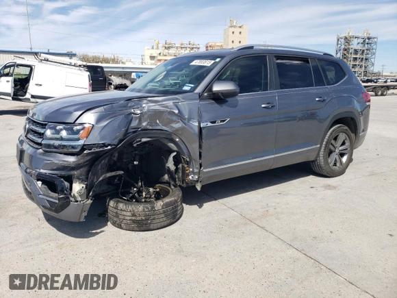 2019 Volkswagen Atlas SE с VIN 1V2XR2CA1KC608081, выставлен на аукционе Copart как лот 47883815 с пробегом 46 056 миль миль и Чистый • Clean title. История ставок и продаж доступна на DreamBid. Изображение 1.