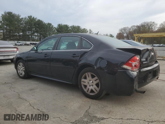 2013 Chevrolet Impala LT with VIN 2G1WG5E39D1232475, listed as a Copart auction lot 53797565 with 163,323 mi miles and Salvage Title. Bid and sale history available at DreamBid. Image 2.