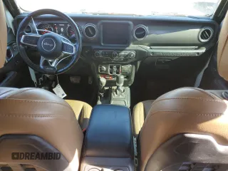 2021 Jeep Wrangler Unlimited Rubicon with VIN 1C4JJXFG7MW842870, listed as a Copart auction lot 43315785 with 21,805 mi miles and Salvage Title. Bid and sale history available at carsss.com. Image 8.