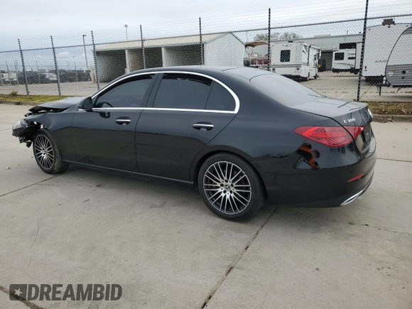 2023 Mercedes-Benz C 300 z VIN W1KAF4GB7PR080507, wystawiony jako Copart lot #47644045 z przebiegiem Nie podano mil oraz Szkoda całkowita • Salvage title. Historia ofert i sprzedaży dostępna na DreamBid. Obrazek 2.