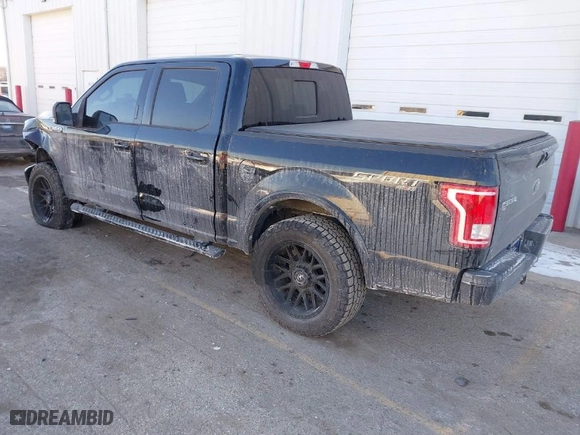 2017 Ford F-150 XL with VIN 1FTEW1EP8HFA94864, listed as a IAAI auction lot 41425118 with NaN miles. Bid and sale history available at carsss.com. Image 3.