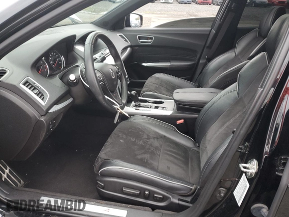 2020 Acura TLX w/A-Spec Pkg with VIN 19UUB1F64LA010172, listed as a Copart auction lot 80927074 with 58,604 mi miles and Salvage Title. Bid and sale history available at carsss.com. Image 7.