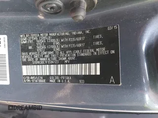 2015 Toyota Sienna XLE with VIN 5TDYK3DC1FS594123, listed as a IAAI auction lot 41944711 with 208,249 mi miles. Bid and sale history available at carsss.com. Image 9.