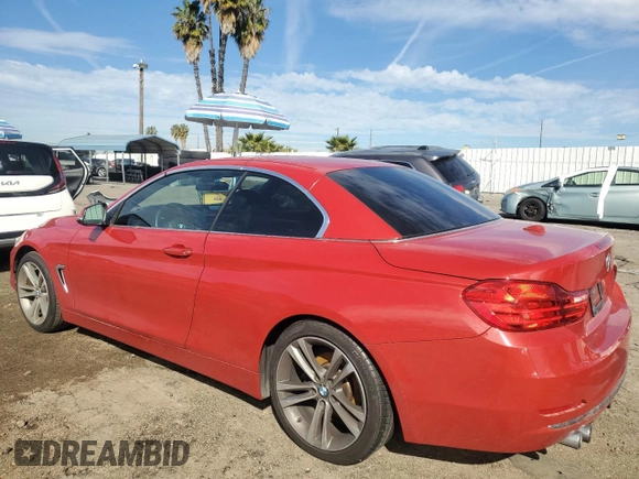 2017 BMW 4 Series 430i with VIN WBA4U7C36H5H20468, listed as a Copart auction lot 45964685 with 51,322 mi miles and Salvage title. Bid and sale history available at DreamBid. Image 2.